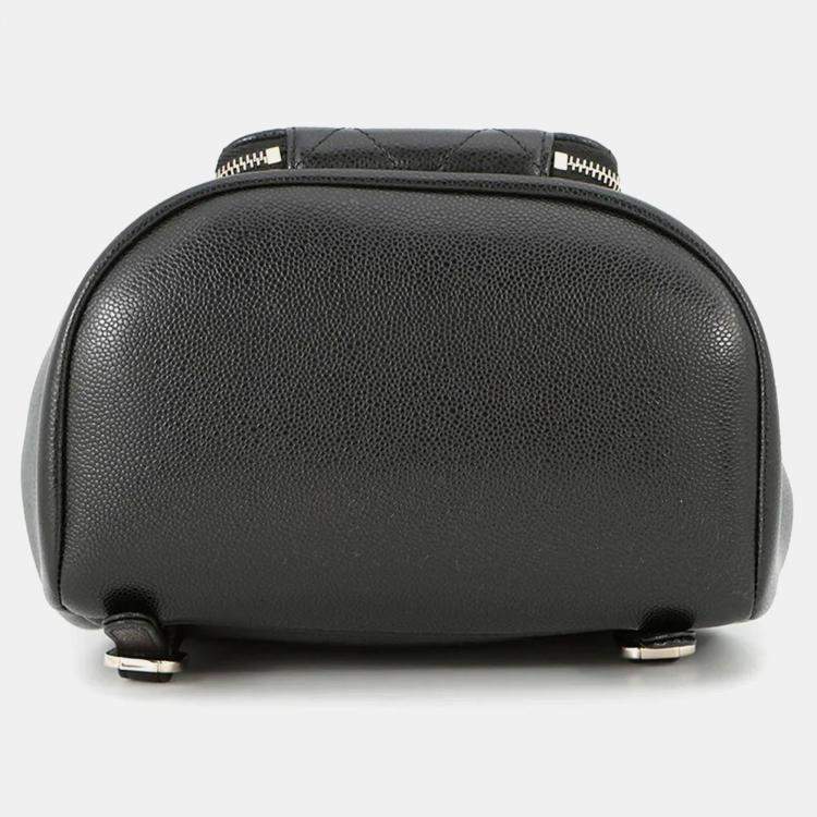 مملوكة مسبقًا Chanel Matelasse Black Caviar Leather Backpack