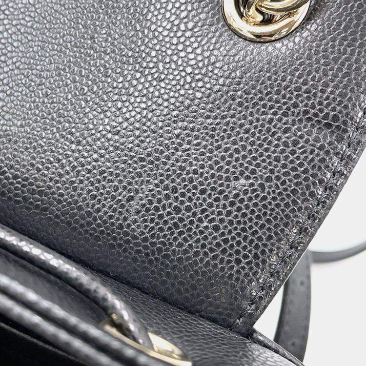 مملوكة مسبقًا Chanel Matelasse Black Caviar Leather Backpack