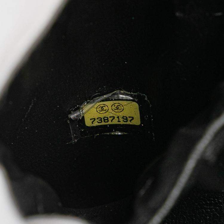 Pre Owned Chanel Black CC Caviar Vanity Bag
