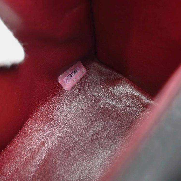 Pre Owned Chanel Black Lambskin Shoulder Bag