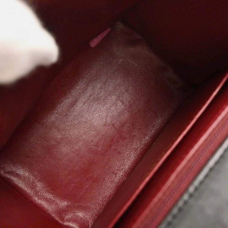 Pre Owned Chanel Black Lambskin Shoulder Bag