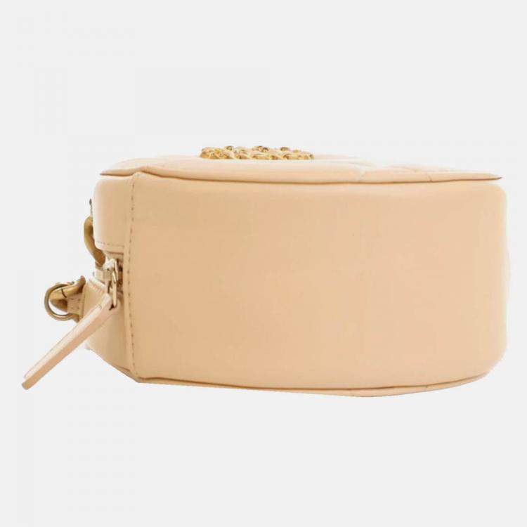 Pre Owned Chanel Brown Calfskin 19 Round Clutch with Chain