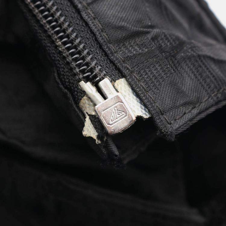 Pre Owned Chanel New Travel Line Black Nylon Coco CC Shoulder Tote Bag