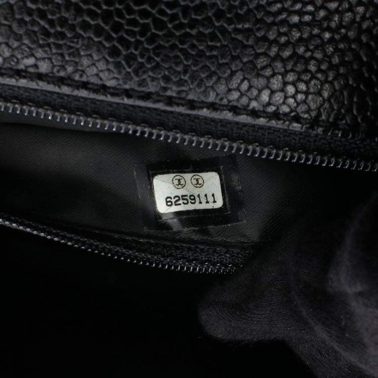 Pre Owned Chanel Kelly Black Leather Top Handle Bag