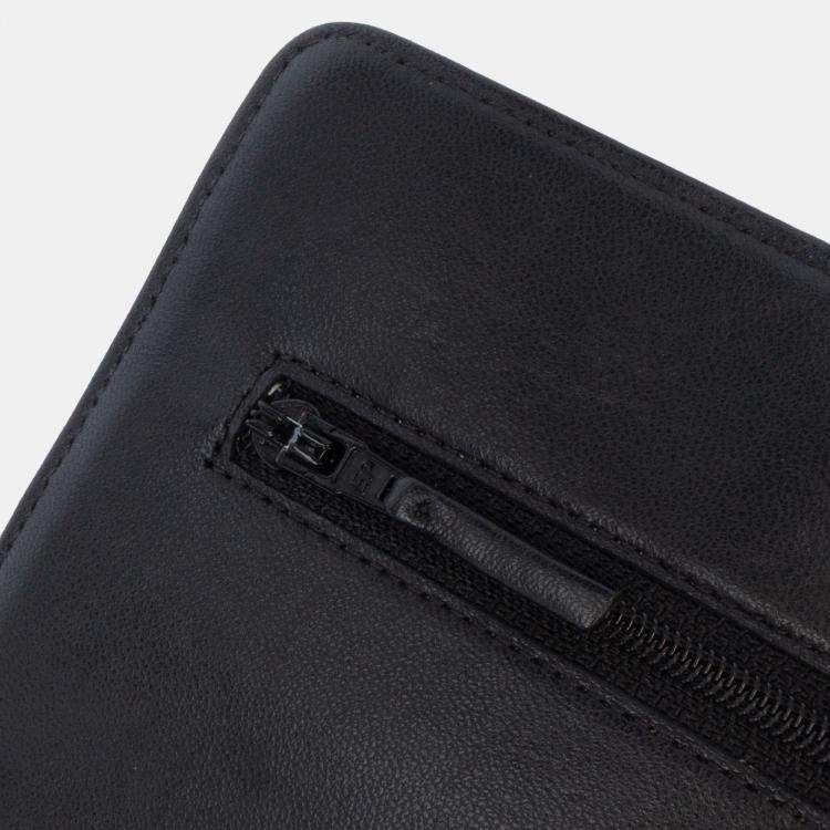 Pre Owned Chanel Black Camellia Embossed Lambskin Wallet On Chain