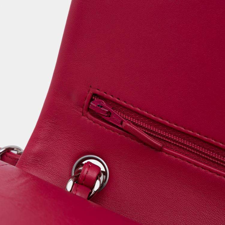 Pre Owned Chanel Pink Jumbo Classic Lambskin Double Flap