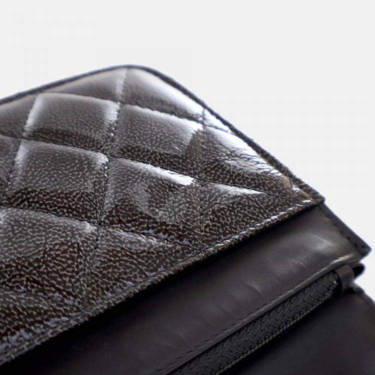 مملوكة مسبقًا Chanel Patent Wallet On Chain (WOC)
