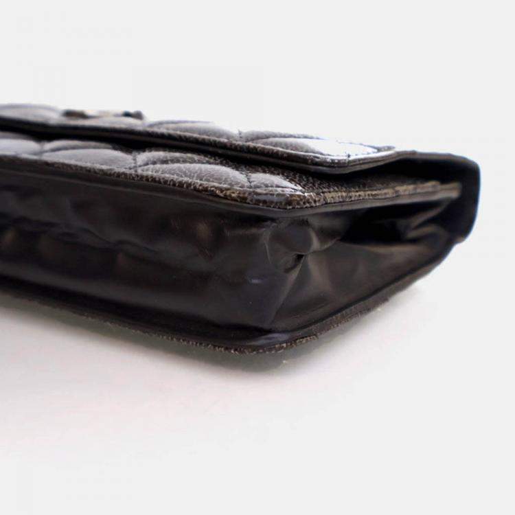 مملوكة مسبقًا Chanel Patent Wallet On Chain (WOC)