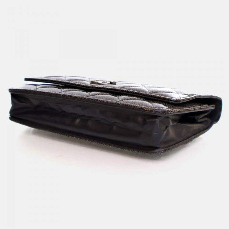 مملوكة مسبقًا Chanel Patent Wallet On Chain (WOC)