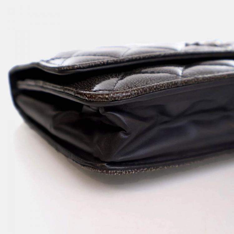 مملوكة مسبقًا Chanel Patent Wallet On Chain (WOC)