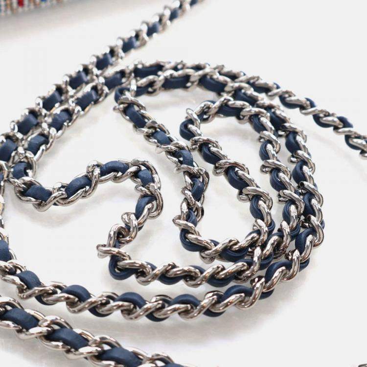 Pre Owned Chanel Crystal Boy Wallet On Chain (WOC)