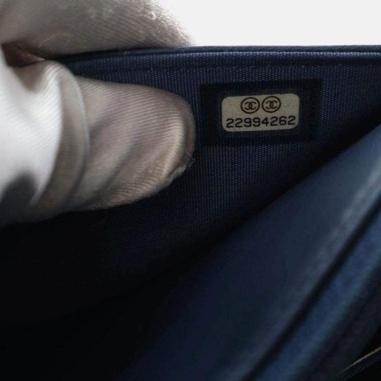 Pre Owned Chanel Crystal Boy Wallet On Chain (WOC)