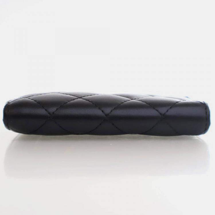 Pre Owned Chanel Lambskin Key Pouch