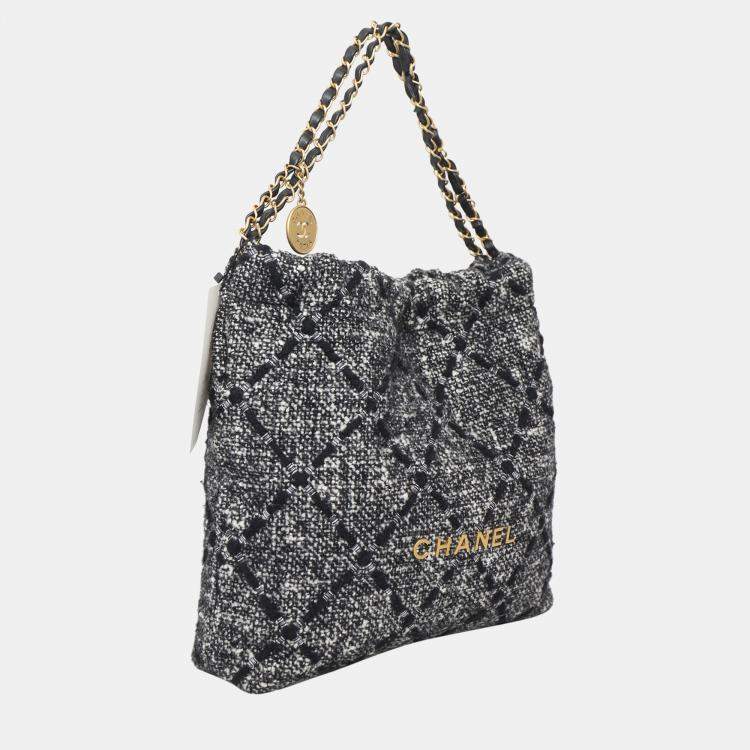 Pre Owned Chanel Medium C22 Tweed Bag
