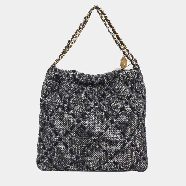 Pre Owned Chanel Medium C22 Tweed Bag