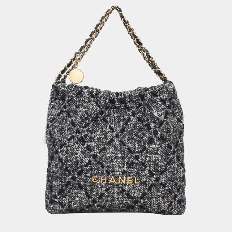 Pre Owned Chanel Medium C22 Tweed Bag
