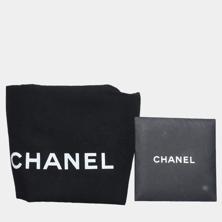 Pre Owned Chanel Old Medium Lambskin Boy Bag