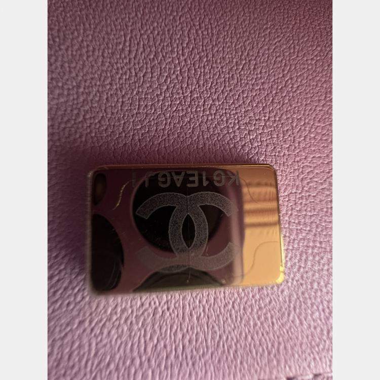 Pre Owned Chanel Pink Quilted Leather Mini Rectangle Classic Single Flap Bag