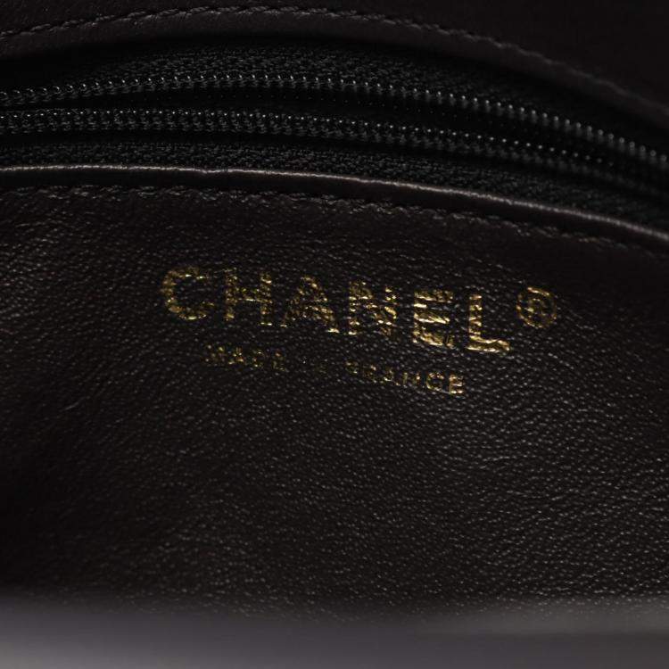 Pre Owned Chanel Multicolor Small Quilted Tweed CC Chic Double Flap
