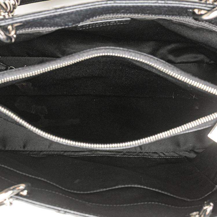 Pre Owned Chanel Black Caviar Grand Shopping Tote