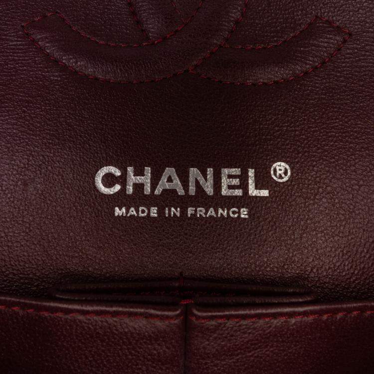 Pre Owned Chanel Black Medium Classic Caviar Double Flap