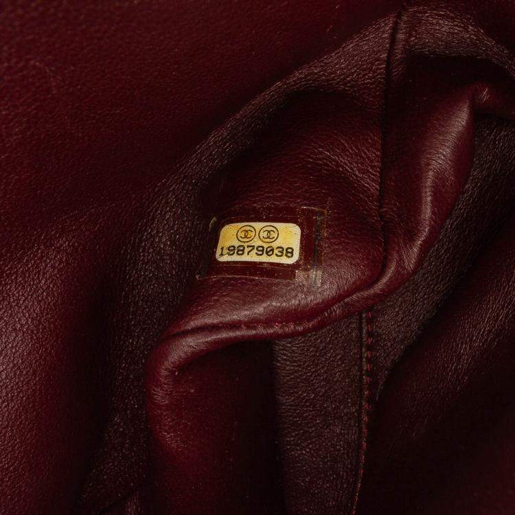 Pre Owned Chanel Black Medium Classic Caviar Double Flap