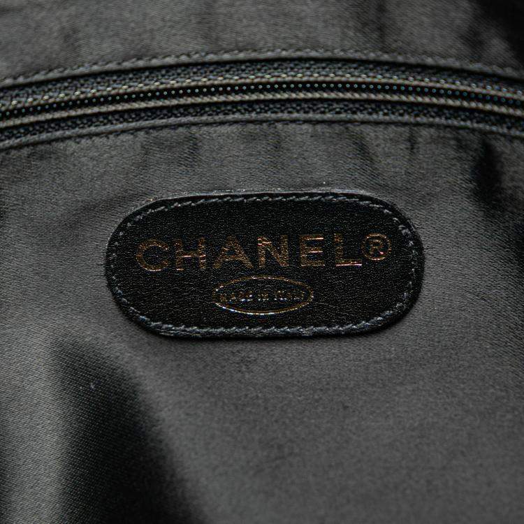 Pre Owned Chanel Black CC Caviar Chain Tote