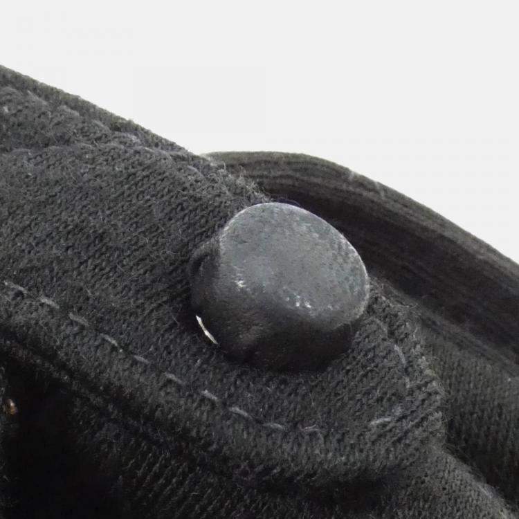 Pre Owned Chanel Black Canvas Handbag