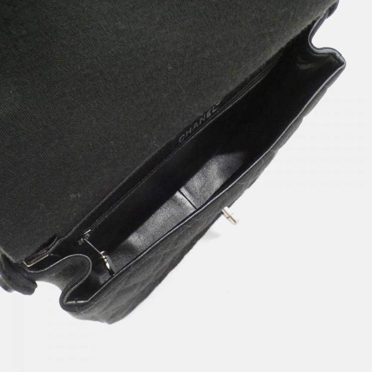 Pre Owned Chanel Black Canvas Handbag