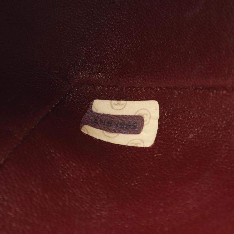 Pre Owned Chanel Matelasse Shoulder Bag Lambskin (Sheepskin) Black
