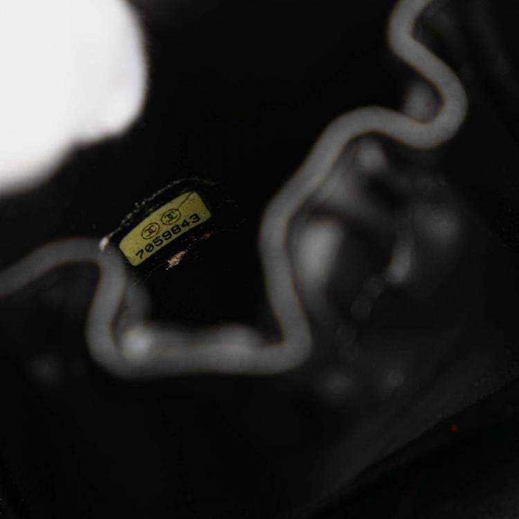 Pre Owned Chanel Black CC Caviar Vanity Bag