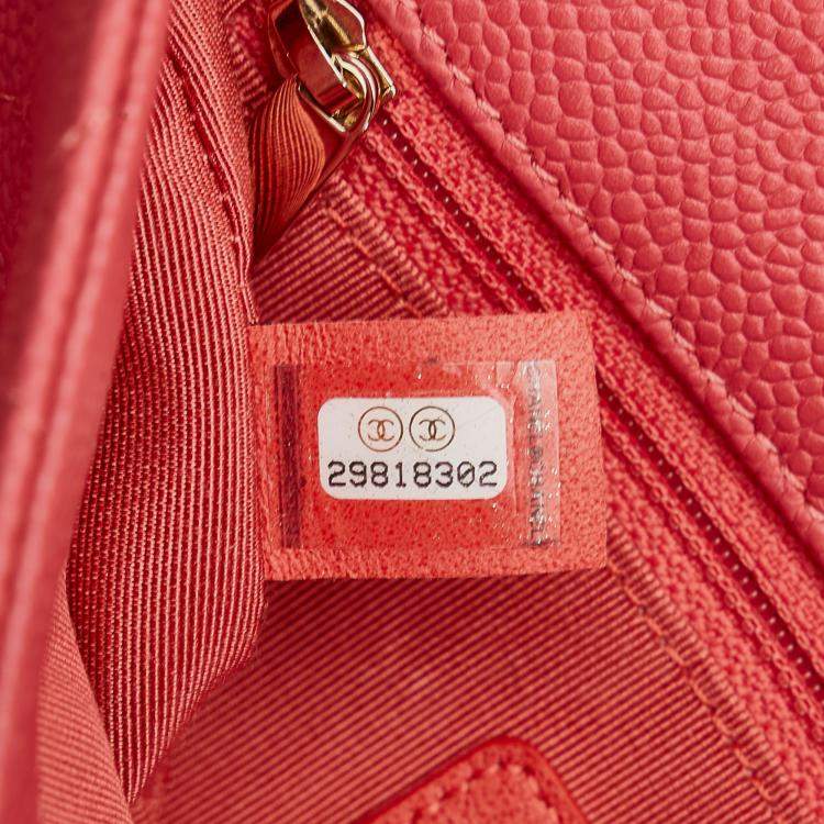 Pre Owned Chanel Pink Caviar City Walk bag