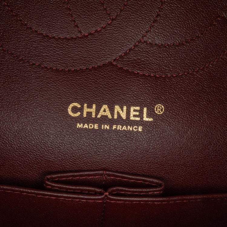Pre Owned Chanel Black Jumbo Classic Lambskin Double Flap