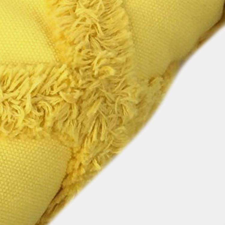 Pre Owned Chanel Yellow Medium Canvas 19 Flap