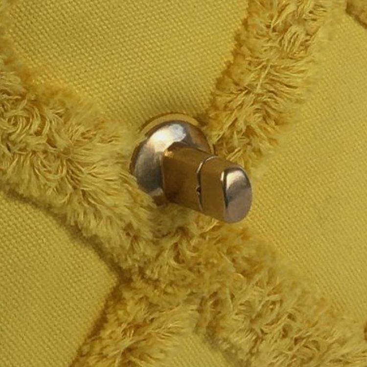 Pre Owned Chanel Yellow Medium Canvas 19 Flap