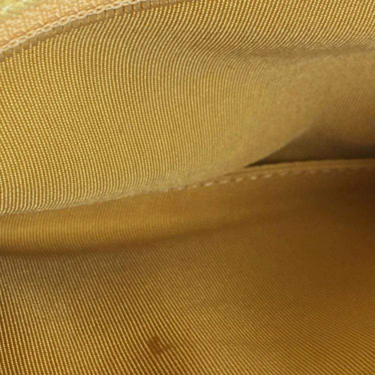 Pre Owned Chanel Yellow Medium Canvas 19 Flap
