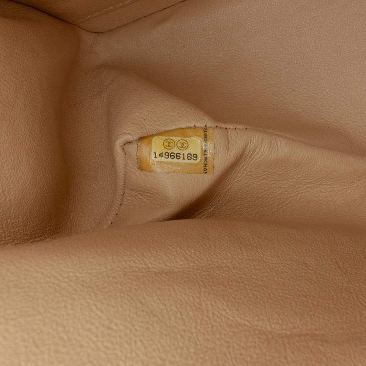 Pre Owned Chanel Brown Jumbo Classic Lambskin Double Flap