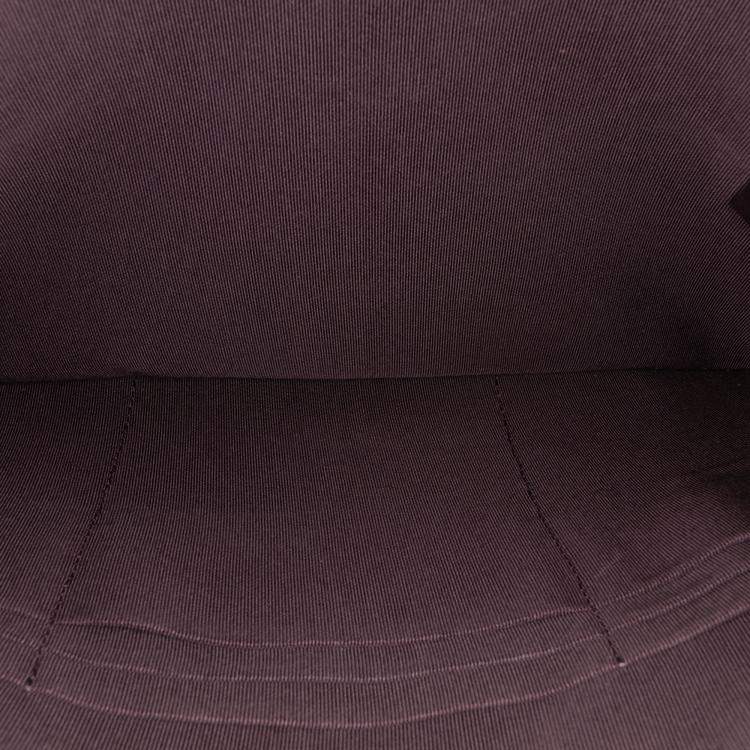 Pre Owned Chanel Purple CC Quilted Lambskin Double Zip Clutch