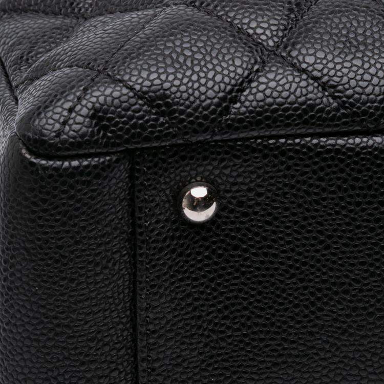Pre Owned Chanel Black Caviar Grand Shopping Tote XL