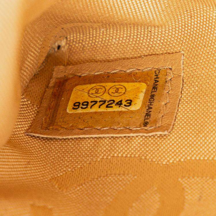 Pre Owned Chanel Brown CC Wild Stitch Calfskin Handbag