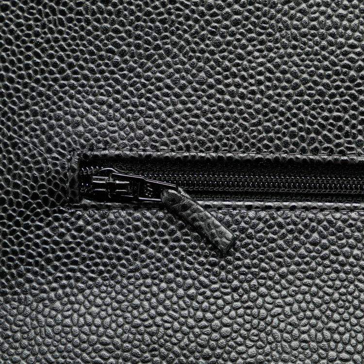 Pre Owned Chanel Black Maxi Classic Caviar Double Flap