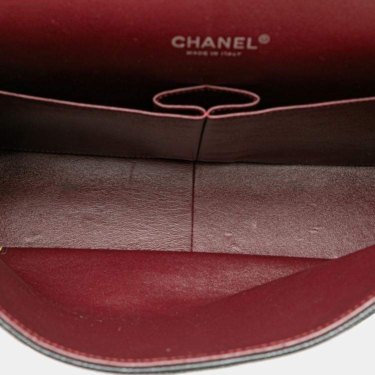 Pre Owned Chanel Black Maxi Classic Caviar Double Flap
