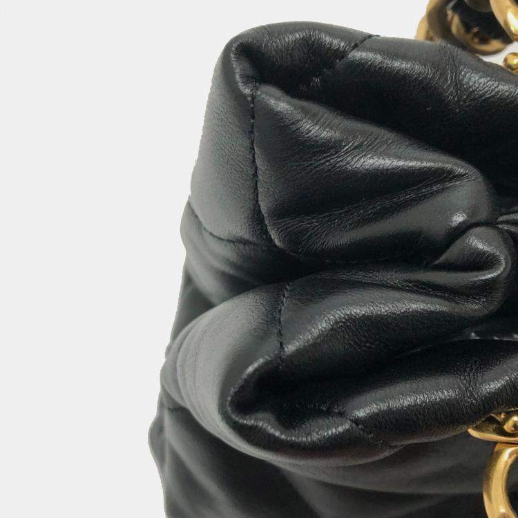 Pre Owned Chanel CC Black Leather Tote Bag