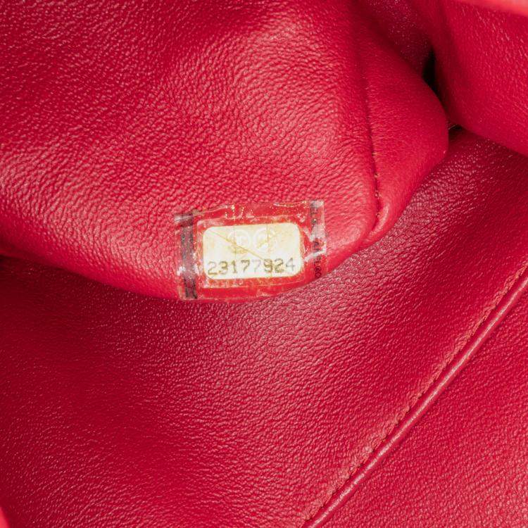 Pre Owned Chanel Pink Medium Classic Lambskin Double Flap