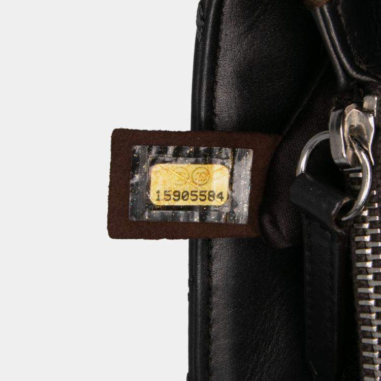 Pre Owned Chanel Black CC Quilted Calfskin Ultimate Stitch Flap