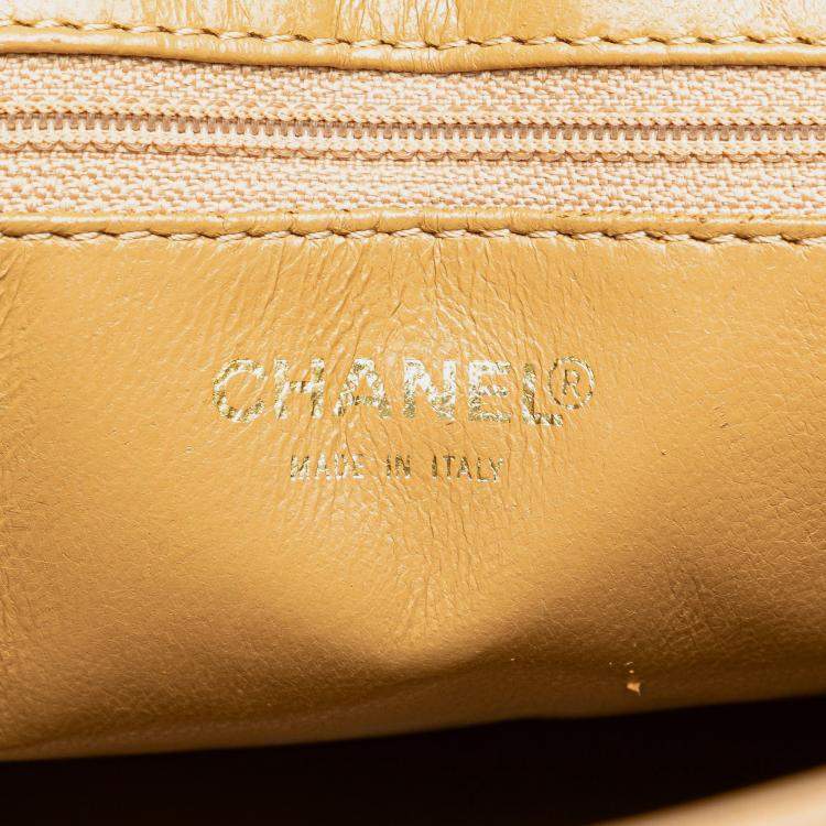 Pre Owned Chanel Brown Caviar Medallion Tote