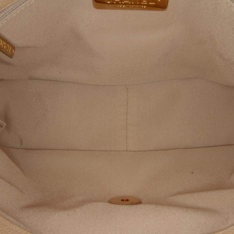 Pre Owned Chanel Beige Medium Crochet Calfskin 19 Flap
