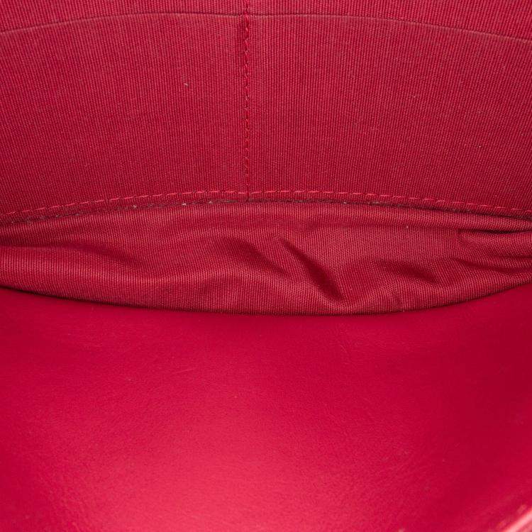 Pre Owned Chanel Pink Quilted Lambskin 19 Wallet on Chain