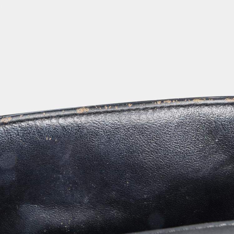 Pre Owned Chanel Black Mini Rectangular Classic Patent Single Flap
