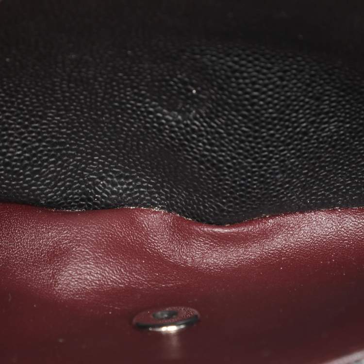 Pre Owned Chanel Black Quilted Leather Jumbo Classic Double Flap Bag